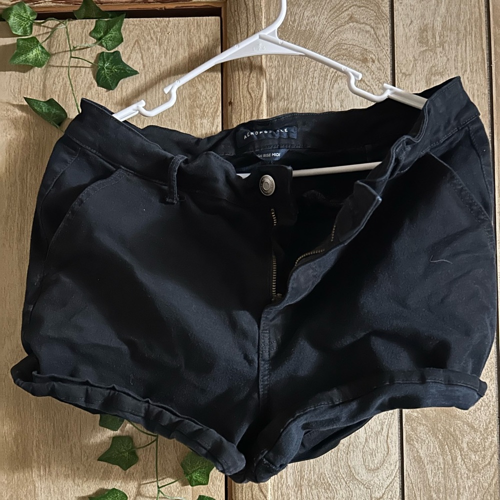 Aeropostale High rise midi shorts 12